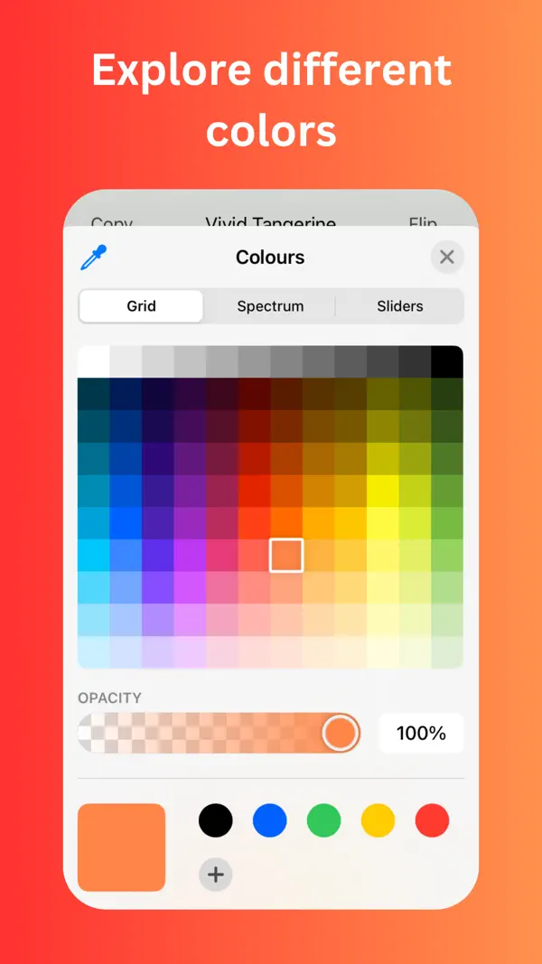 Color Identifier - Explore colors with grid and spectrum picker